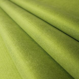 Bright Green Herringbone Curtains Soft Furnishing Fabric
