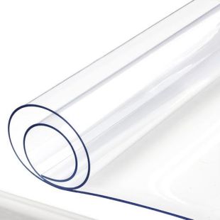 Clear PVC Sheeting Plastic Vinyl Fabric 1mm - 20m Roll