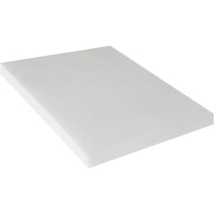 White Soft Upholstery Foam Sheet 80cm x 50cm x 1inch