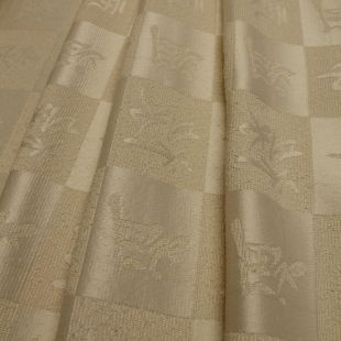 Kang Cream Jacquard Chinese Script Sofa Fabric