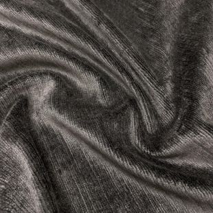 Camden Graphite Velvet Upholstery Furnishing Fabric
