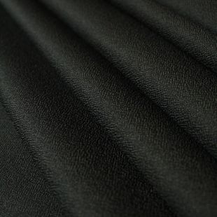 Black Crepe Fabric Curtains Soft Furnishing Fabric