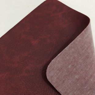 Vintage Premium Fire Retardant Leather - Burgundy