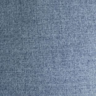 7.7 Metres Remnant - Light Navy Faux Wool Plain Upholstery Fabric