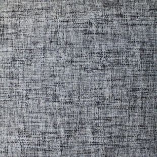 Light Blue Black Melange Linen Look Upholstery Furnishing Fabric