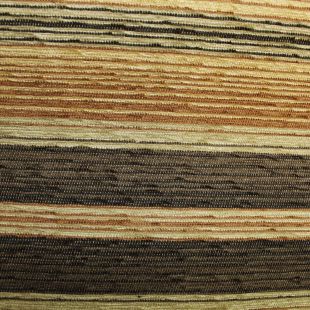 6.5 Metre Roll  - Autumn Stripe Woven Chenille Fabric