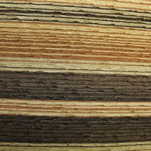 6.5 Metre Roll  - Autumn Stripe Woven Chenille Fabric