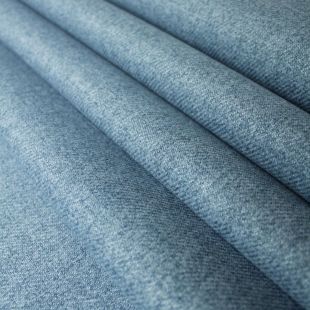 Blue Faux Wool Upholstery Furnishing Fabric