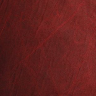 Deep Red Stone Washed Canvas Fabric