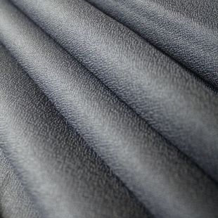 Charcoal Crepe Curtains Soft Furnishing Fabric