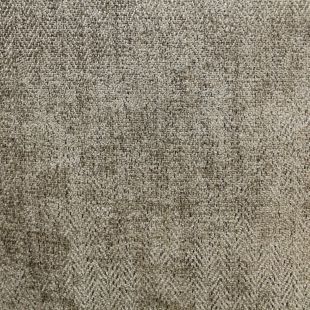 Beige Soft Herringbone Chevron Chenille Upholstery Fabric