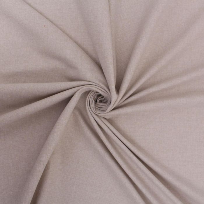Arran Faux Wool Plain Weave Cream Natural Soft Curtain Upholstery Fabric 