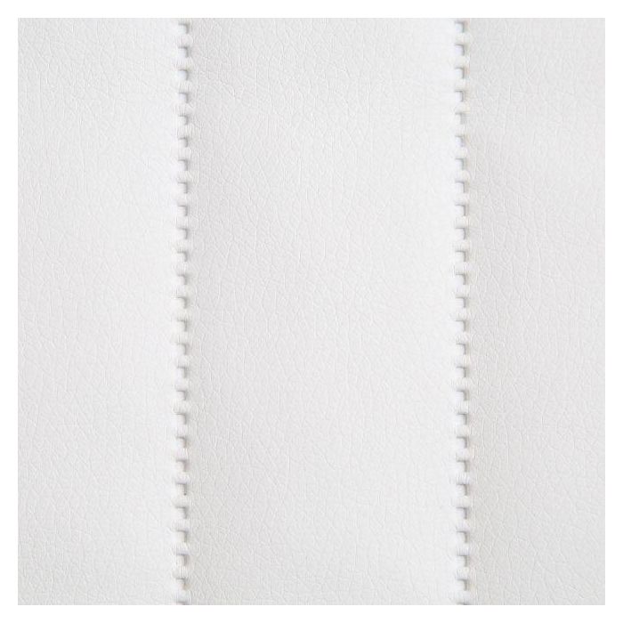 Quilted Vehicle Faux Leather Fabric I, White Leather Material