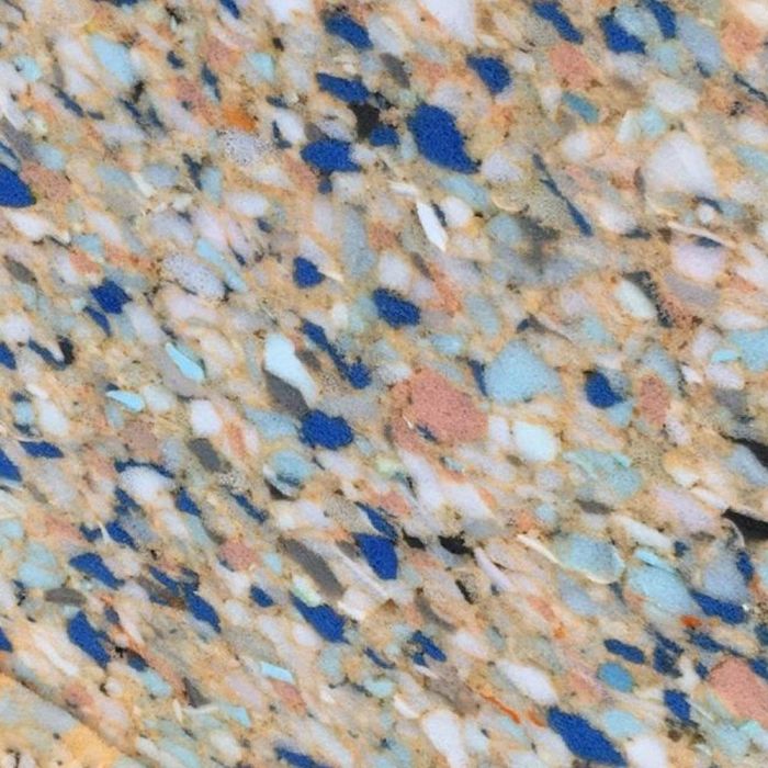 High-Density Ultra Firm Recon Foam With Bonded Blue Square