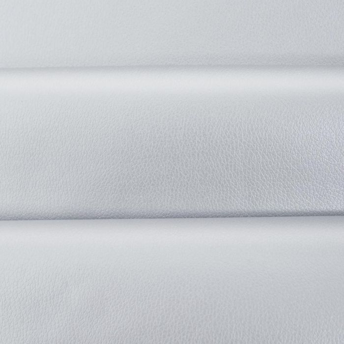 Bentley Plain Smooth Fr Faux Leather, Faux White Leather Fabric