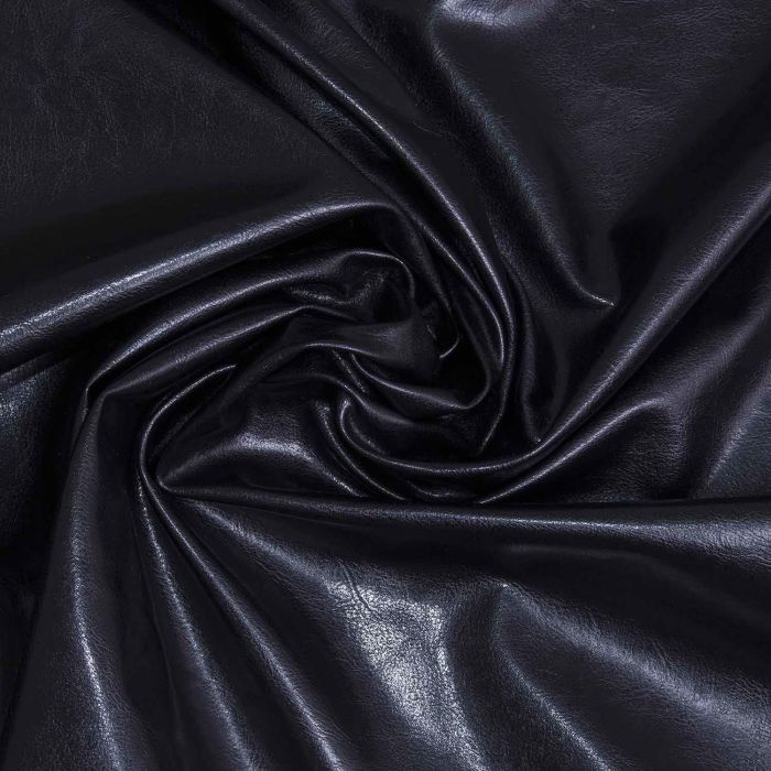Black leatherette fabric discount