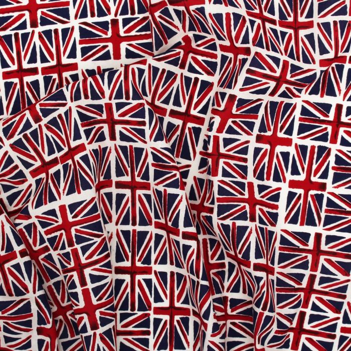 UNION JACK  BRITISH FLAG FABRIC 