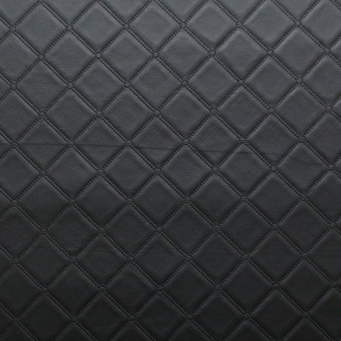 Embossed Faux Leather Sheet - Black