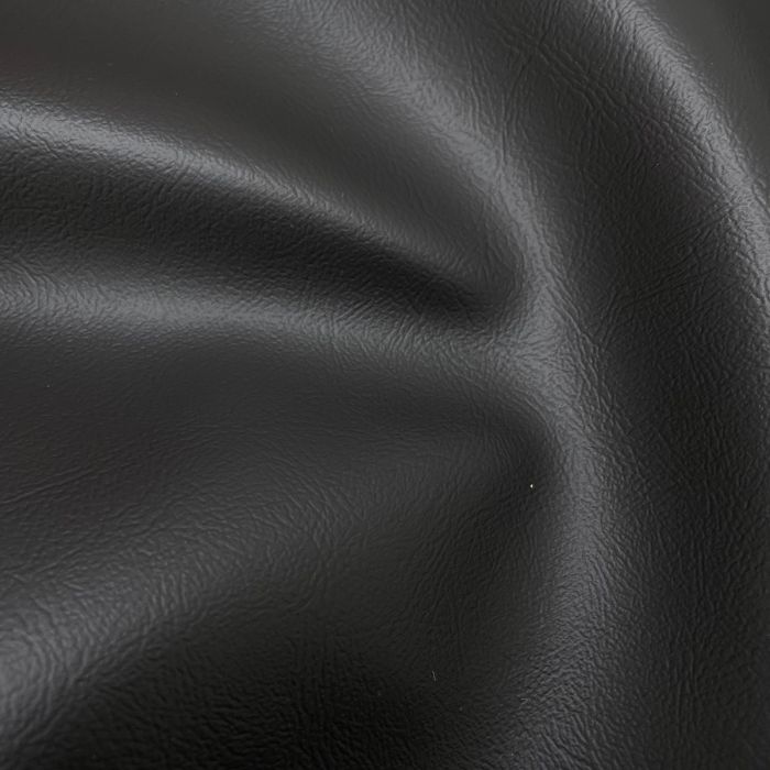 Vinyl Ford BLACK Fake Leather Upholstery Fabric By the Yard : :  Home