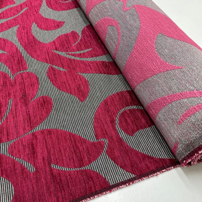 Pink Damask Upholstery Furnishing Fabric, Hot Pink Damask Rug