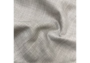 Soft Plain Linen Look Designer Upholstery Fabric Light Grey