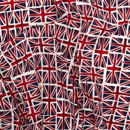 Union Jack Tissu Fat Quarter Cotton Craft Quilting Angleterre Drapeaux UK 